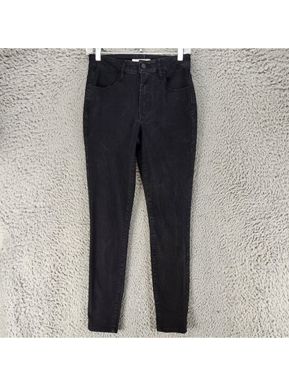 TGLA Jeans Womens 25 Black Stretch Denim Skinny *Read*